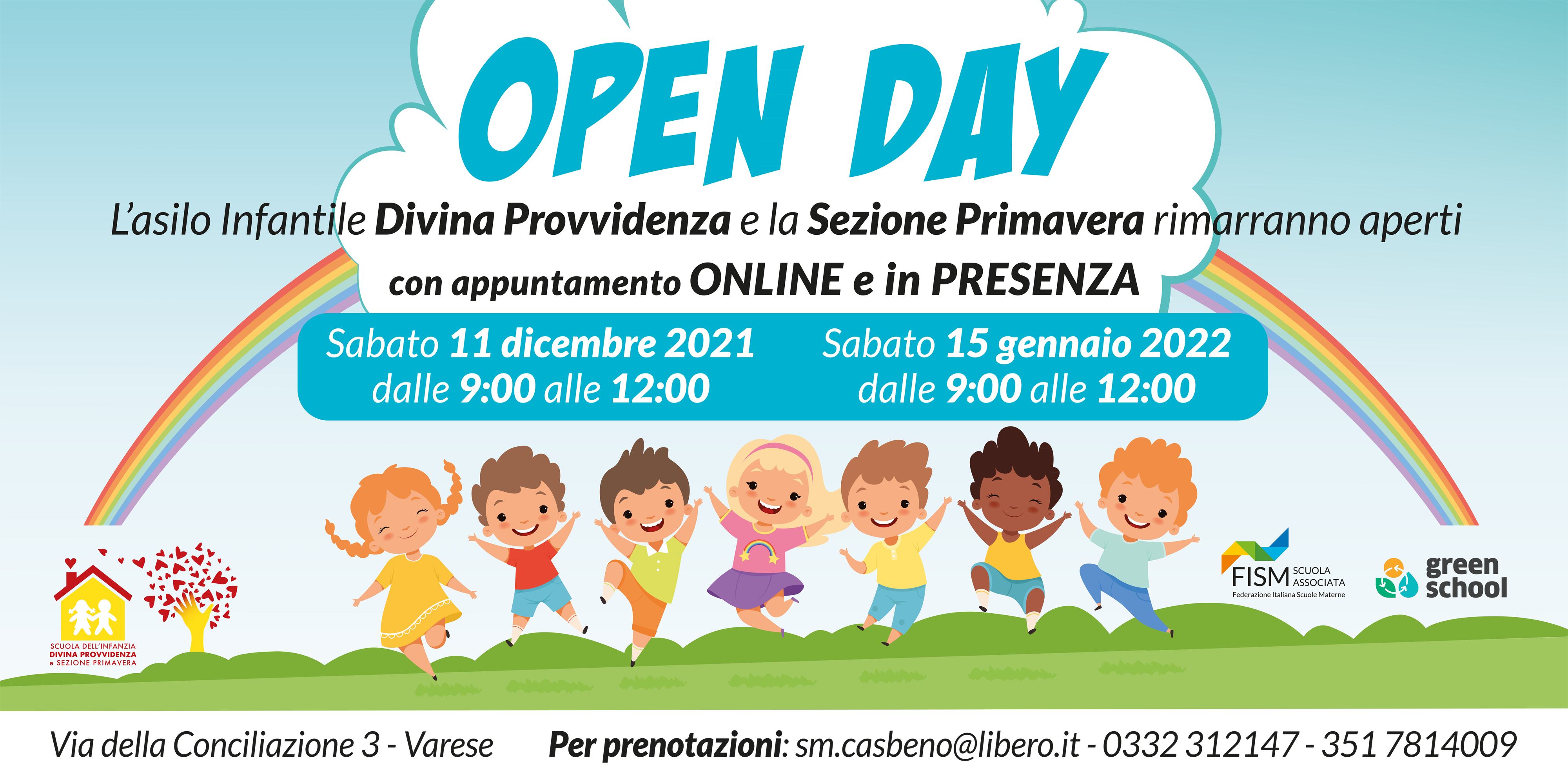 open day dicembre 2021
